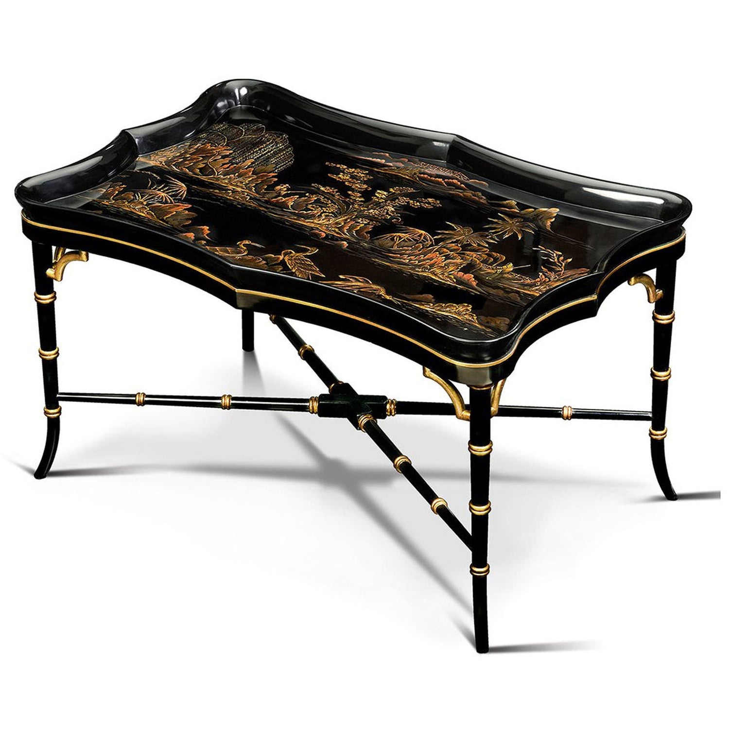Maitland Smith Sale Chinoiserie Cocktail Table SH02-060219