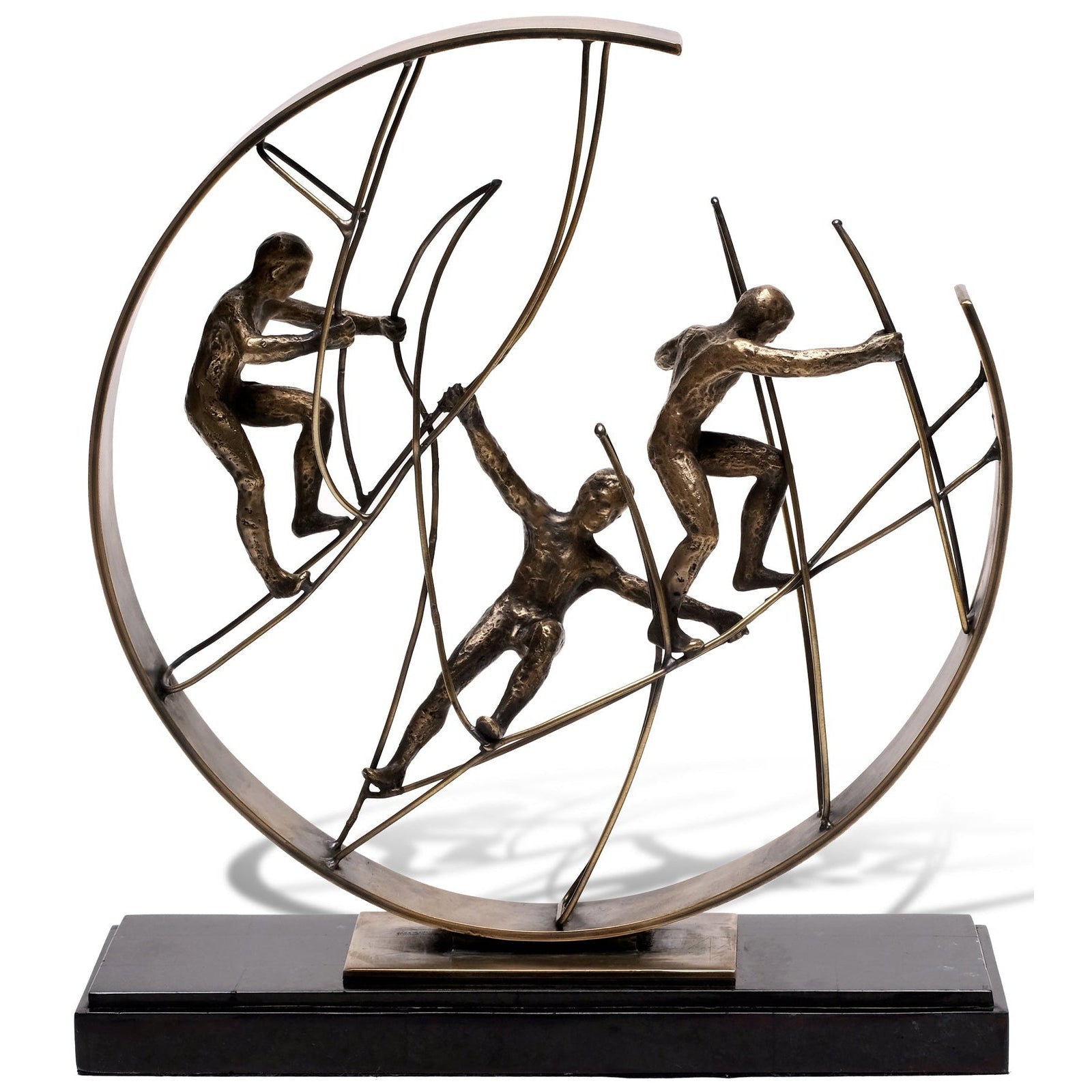 Maitland Smith Sale Dynamic Climbers Sculpture SH41-090716