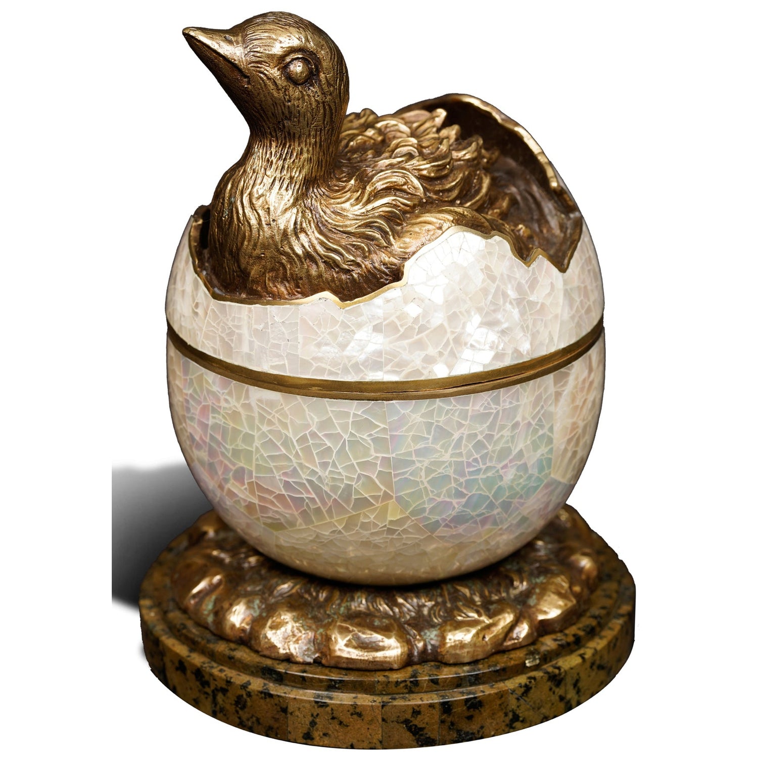 Maitland Smith Sale Ostrich Egg Box SH41-022718