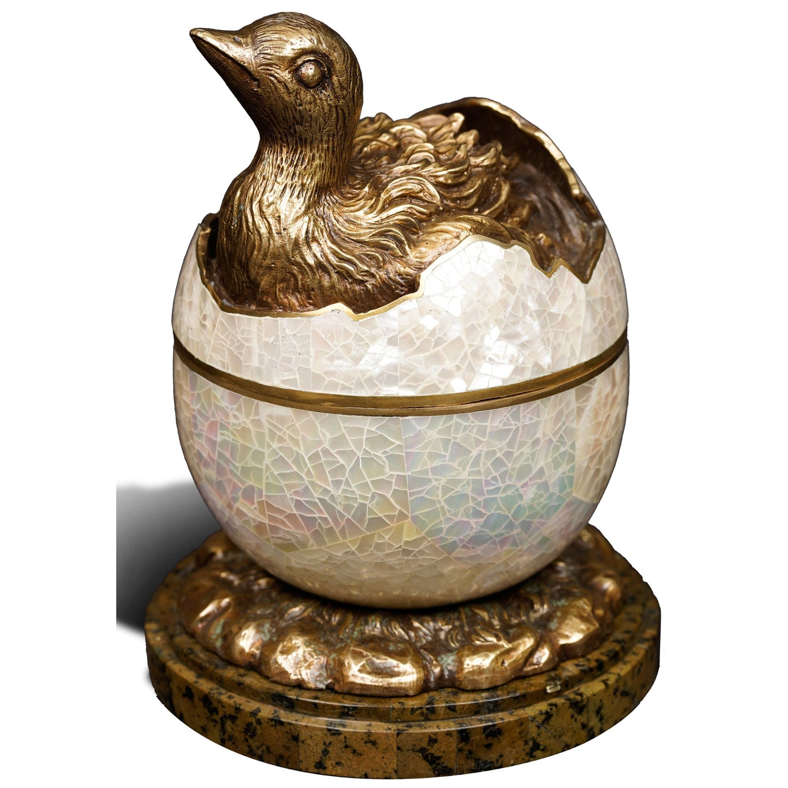 Maitland Smith Sale Ostrich Egg Box SH41-022718