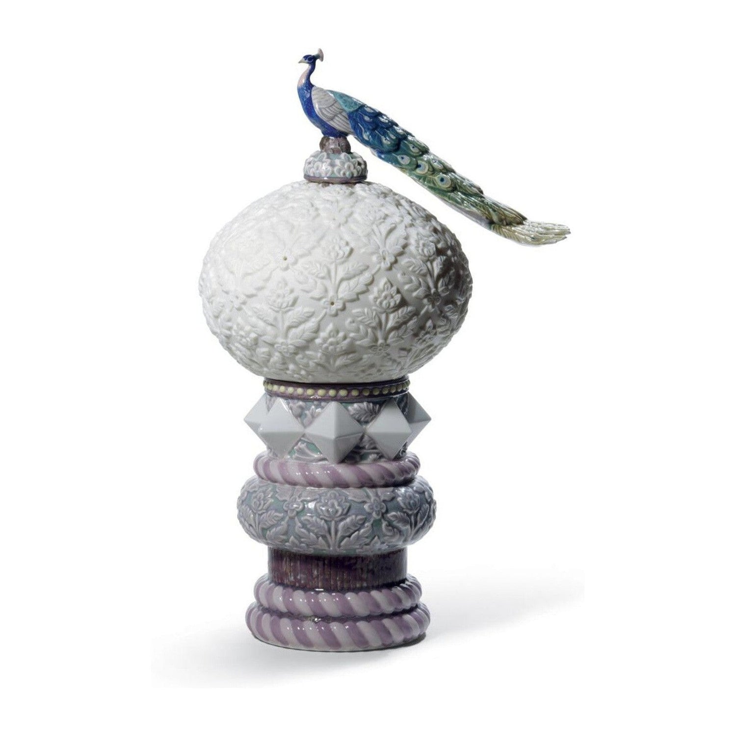 Lladro Peacock Table Lamp US