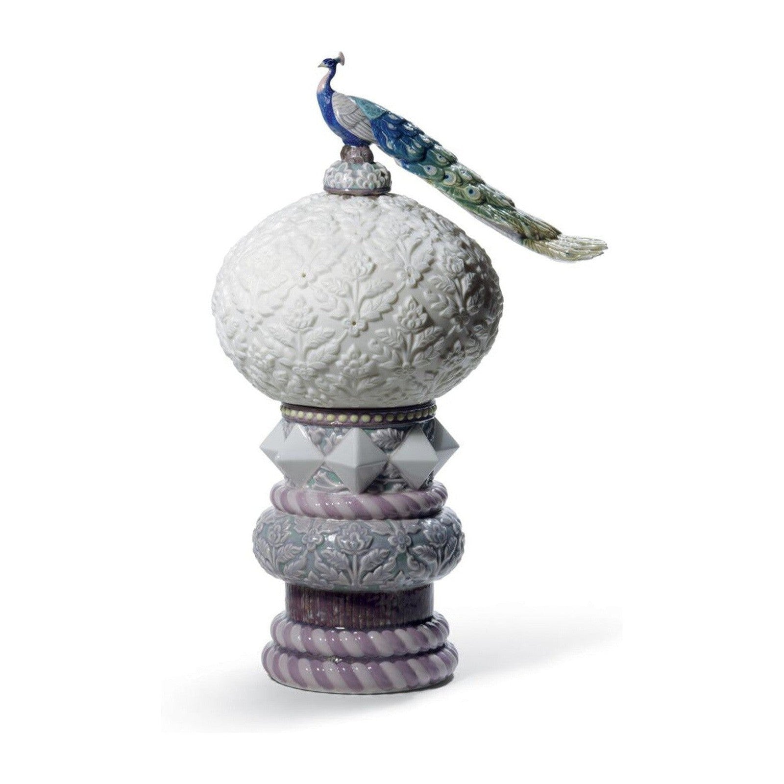 Lladro Peacock Table Lamp US