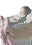 Lladro A New Treasure Boy / Girl Figurine