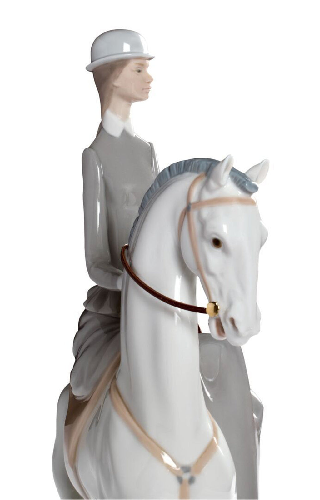 Lladro Woman on Horse Figurine