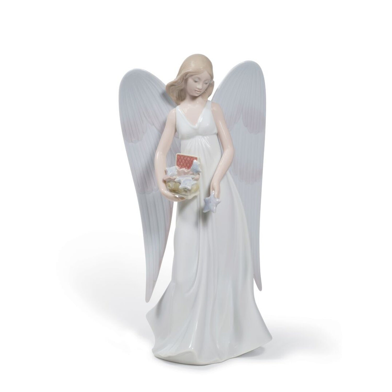 Lladro Angelic Stars Tree Topper Christmas Ornament