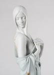 Lladro Beauty with dragon tattoo Woman Figurine