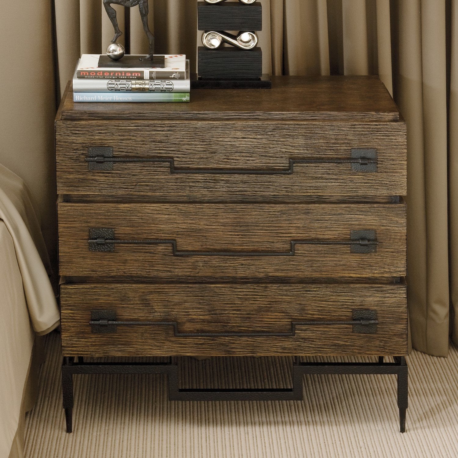 Global Views Scratch Three-Drawer Chest