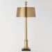 Global Views Library Lamp-Antique Brass