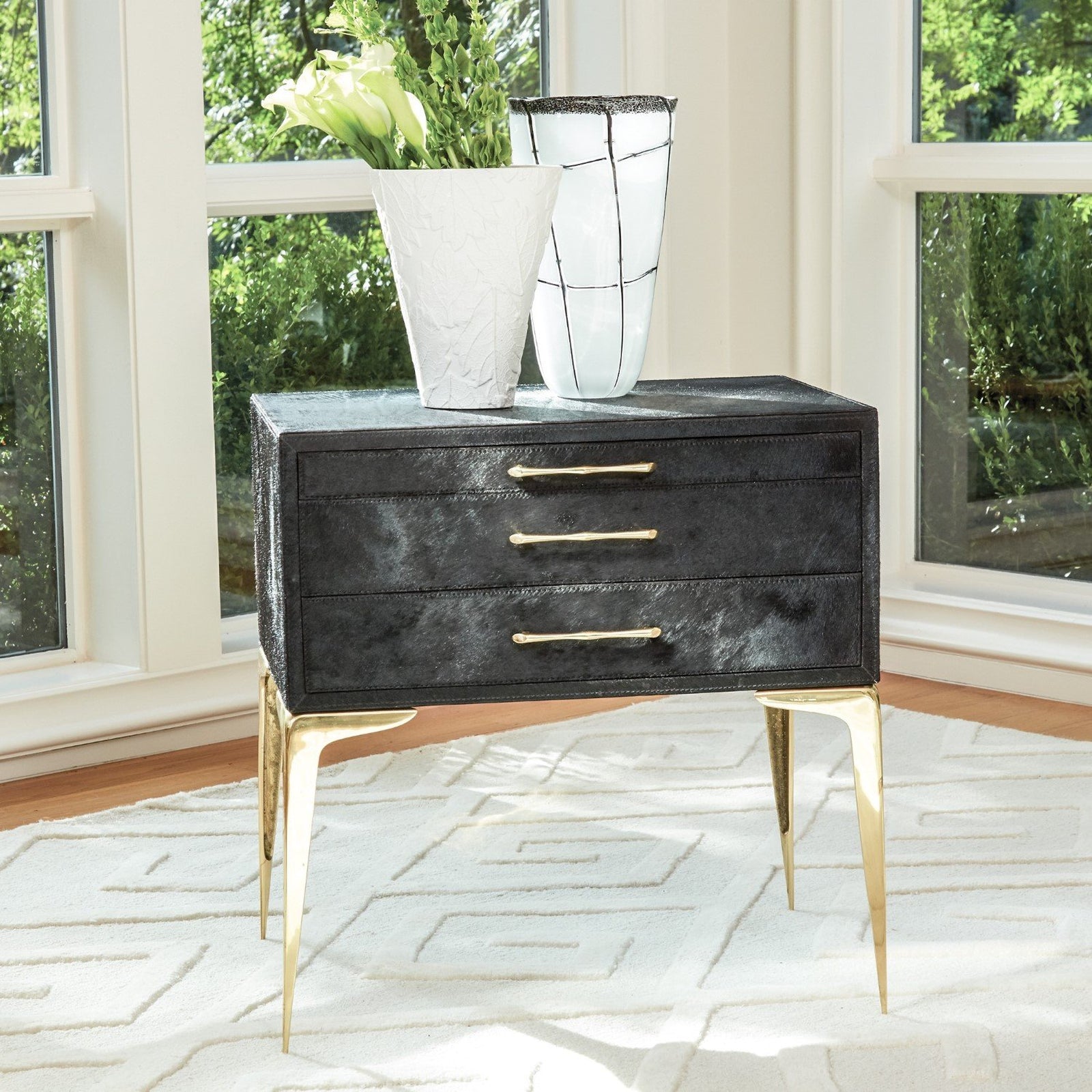 Global Views Stiletto Bedside Table