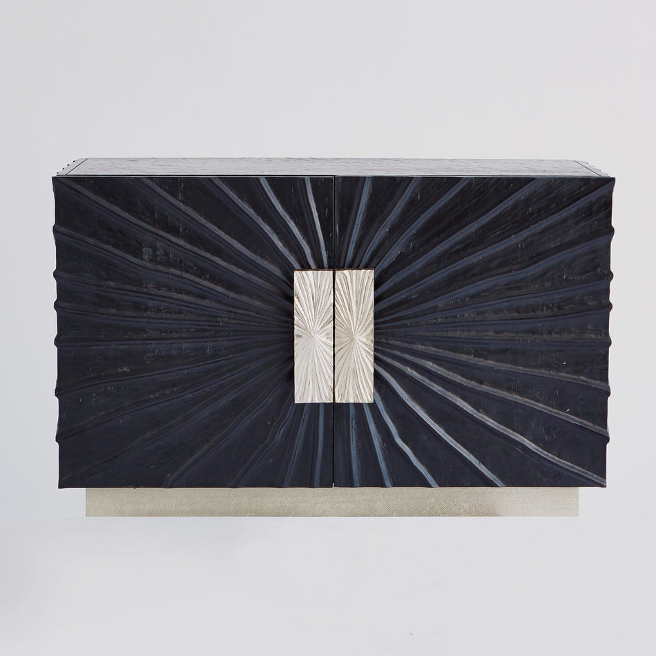 Global Views Pleated Two Door Cabinet