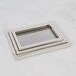 Global Views Set of 3 Stepped Nesting Trays-Nickel