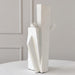 Global Views Angular Outcrop Sculpture-White