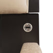 Michael Amini Malibu Crest Crotch Mahogany Scalloped Panel Bed