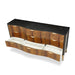 Michael Amini Malibu Crest Crotch Mahogany Storage Dresser