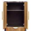 Michael Amini Malibu Crest Crotch Mahogany Swivel Lingerie Chest Armoire