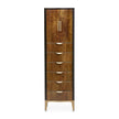 Michael Amini Malibu Crest Crotch Mahogany Swivel Lingerie Chest Armoire