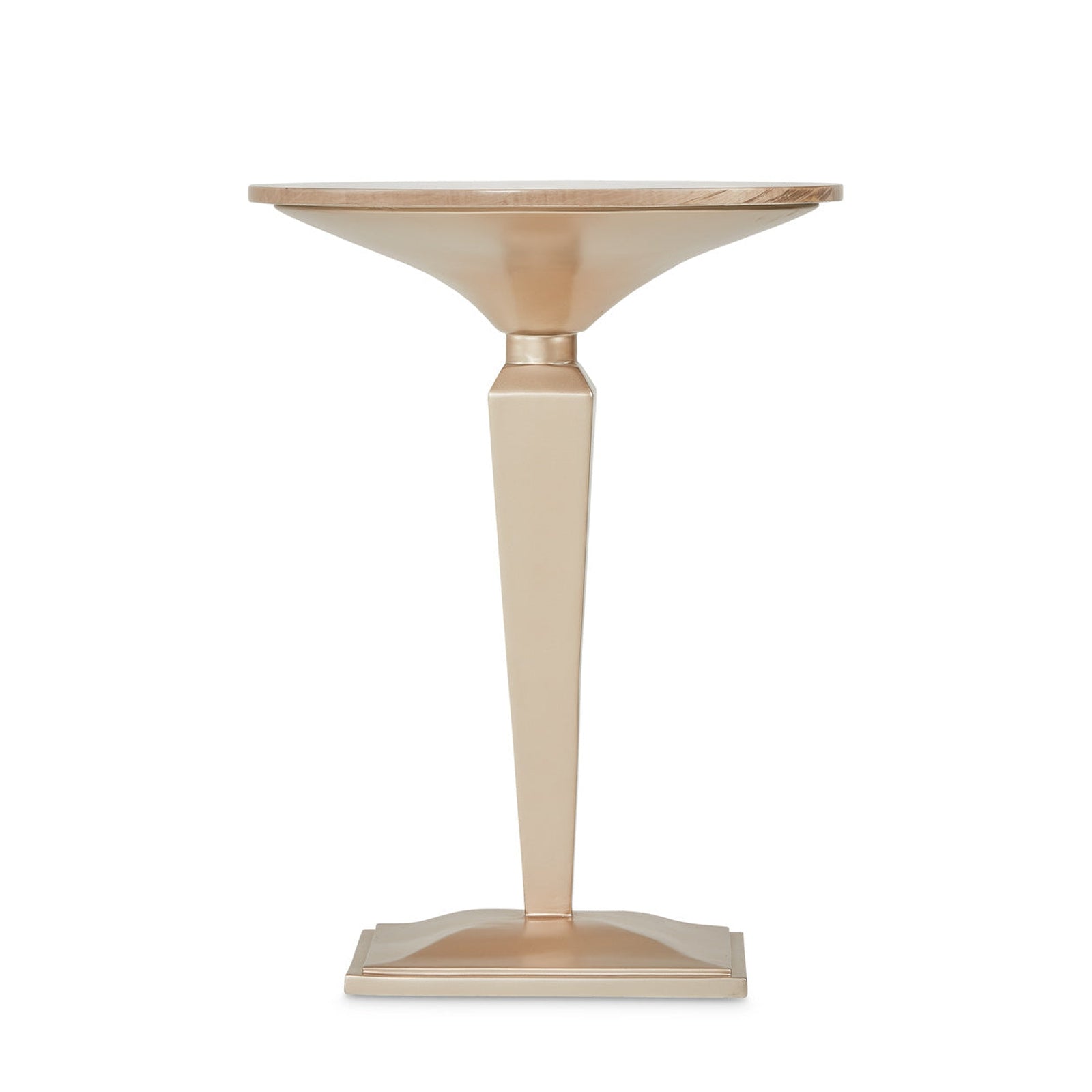 Michael Amini Malibu Crest Round Pedestal Tea Table