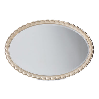 Michael Amini Malibu Crest Oval Wall Mirror
