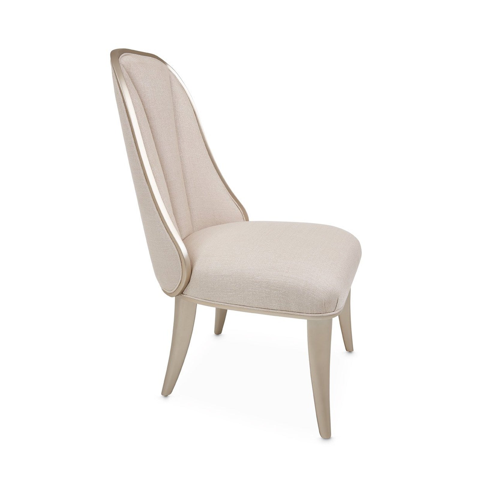 Michael Amini Villa Cherie Caramel Side Chair - Set of 2