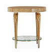 Michael Amini Villa Cherie Caramel End Table