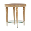 Michael Amini Villa Cherie Caramel End Table
