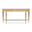 Michael Amini Villa Cherie Caramel Console Table
