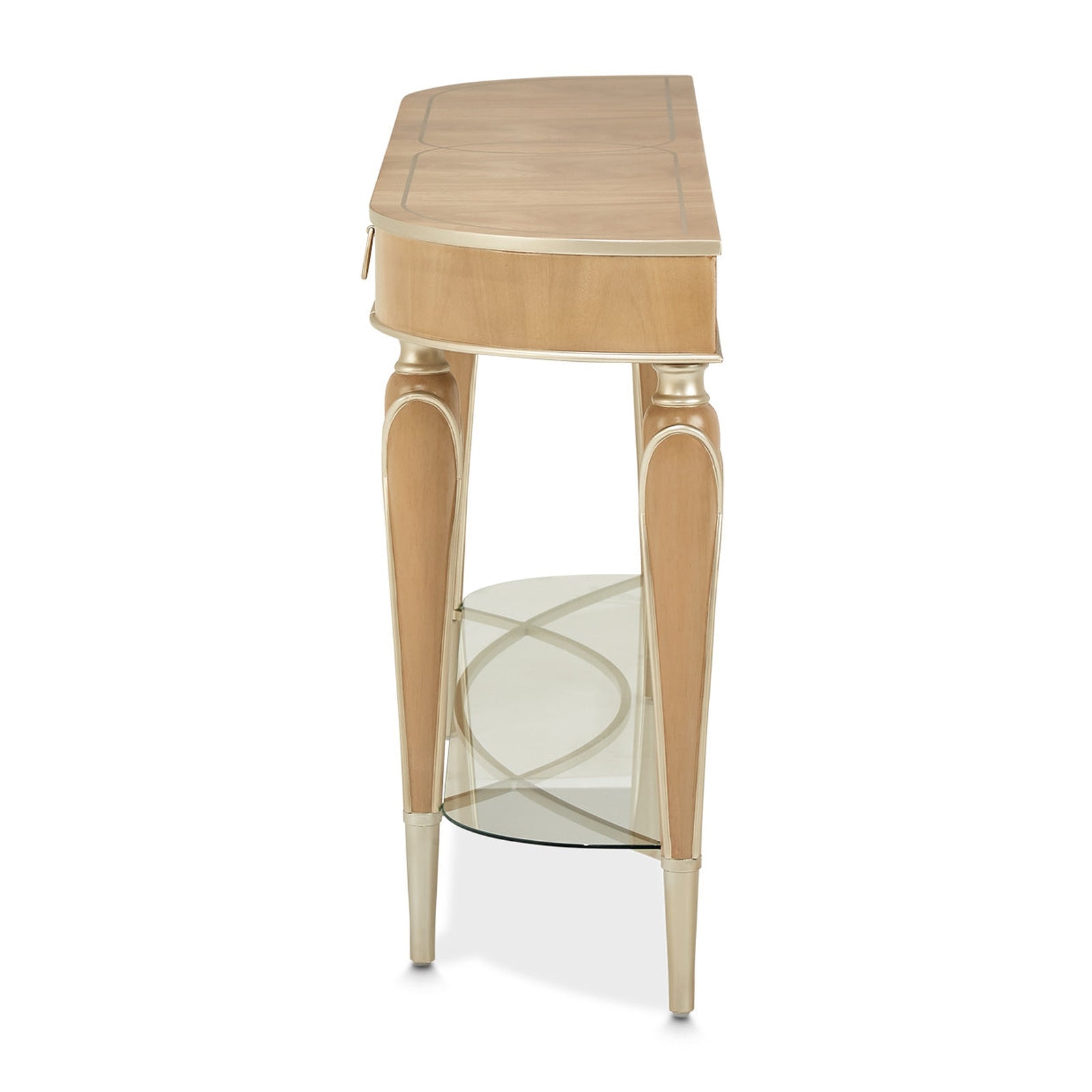 Michael Amini Villa Cherie Caramel Console Table