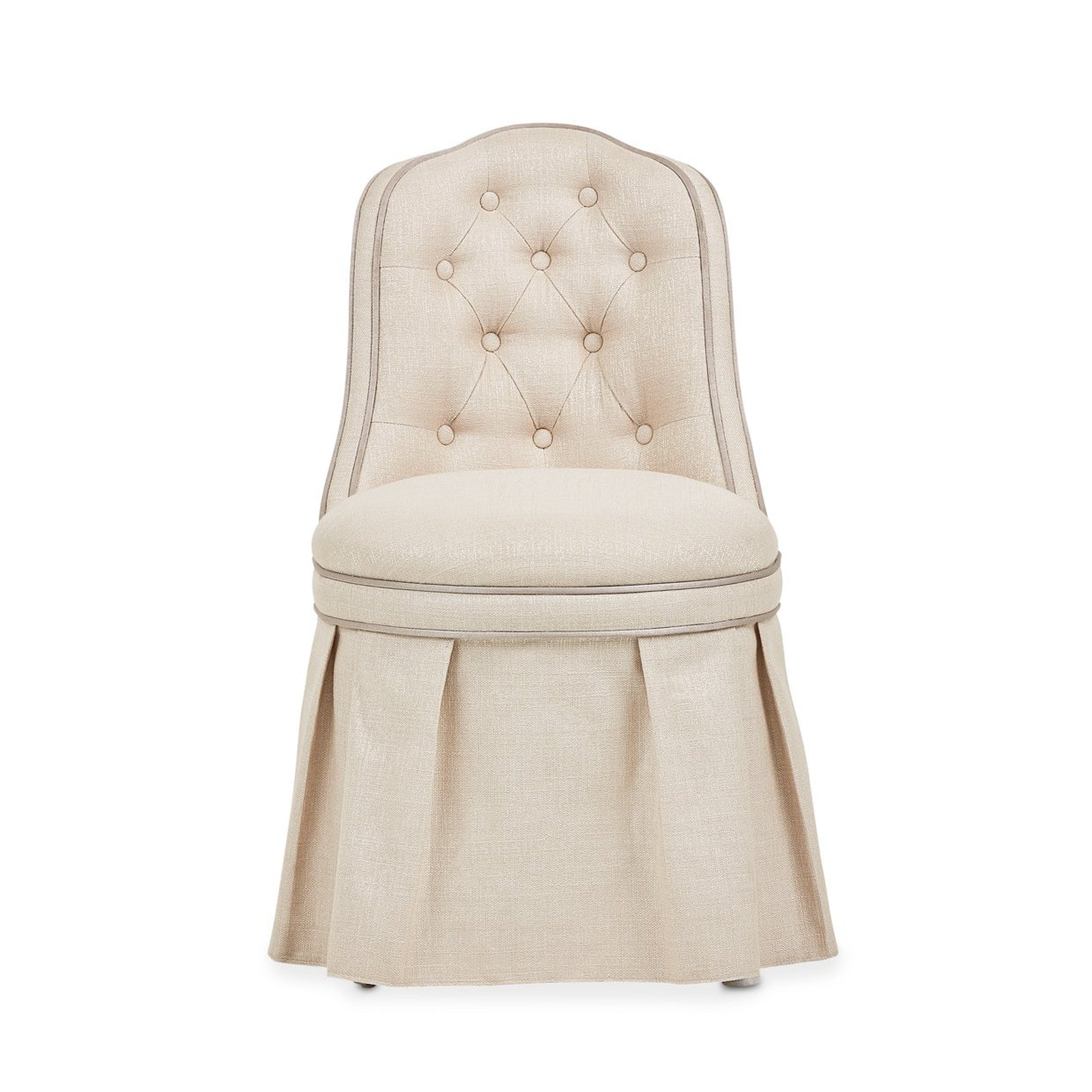 Michael Amini Villa Cherie Tufted Vanity Chair