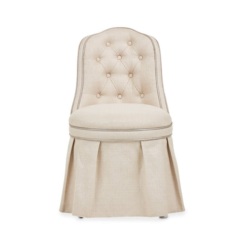 Michael Amini Villa Cherie Tufted Vanity Chair