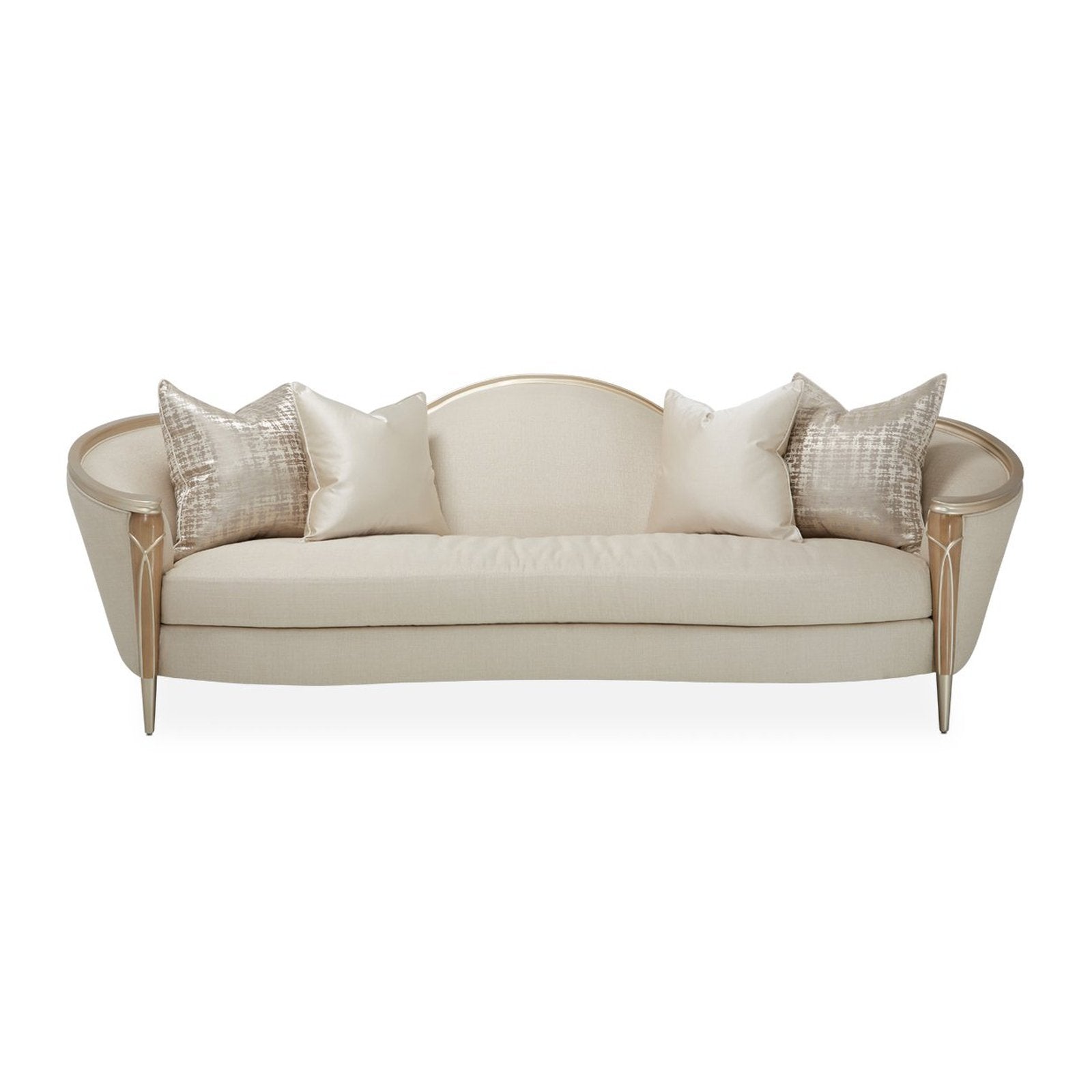 Michael Amini Villa Cherie Caramel Sofa