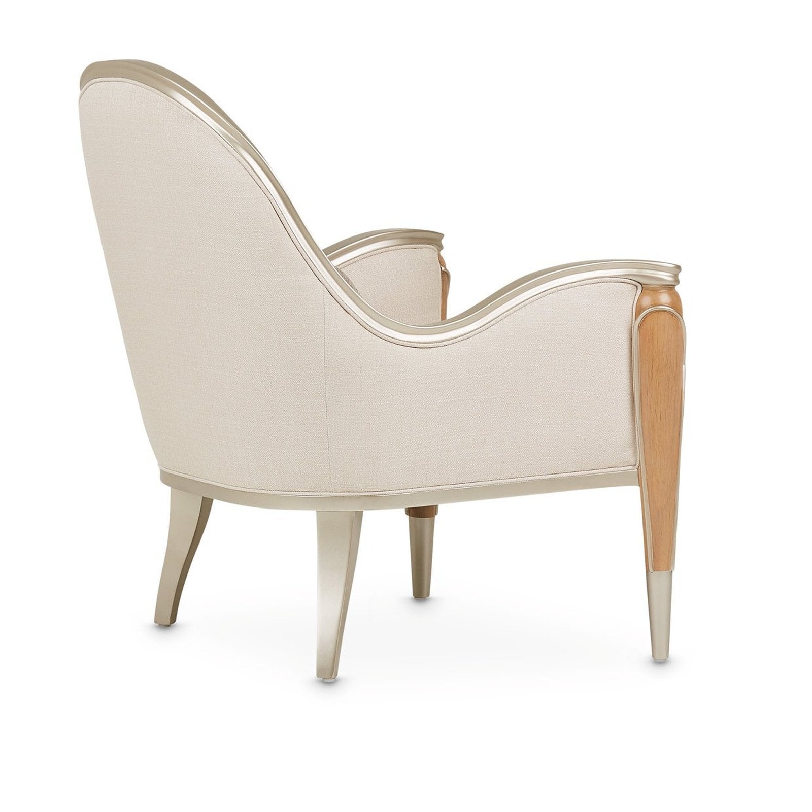 Michael Amini Villa Cherie Caramel Accent Chair