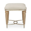Michael Amini Villa Cherie Caramel Ottoman