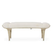 Michael Amini Villa Cherie Hazelnut Bed Bench