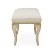 Michael Amini Villa Cherie Hazelnut Bed Bench