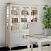 Michael Amini Glimmering Heights China with Buffet Display Cabinet
