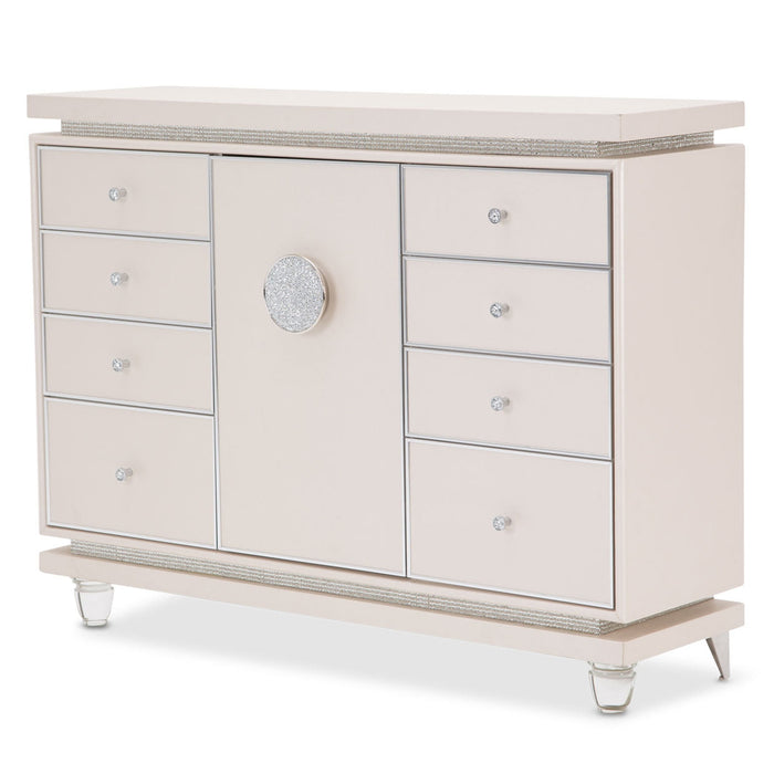 Michael Amini Glimmering Heights Upholstered Dresser
