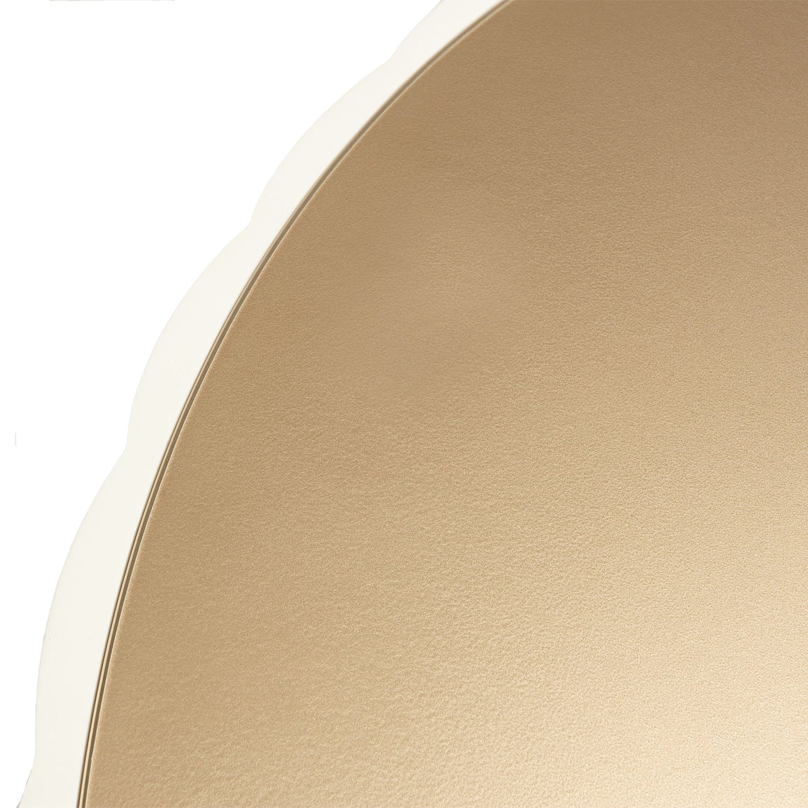 Michael Amini La Rachelle Round Scalloped Cocktail Table