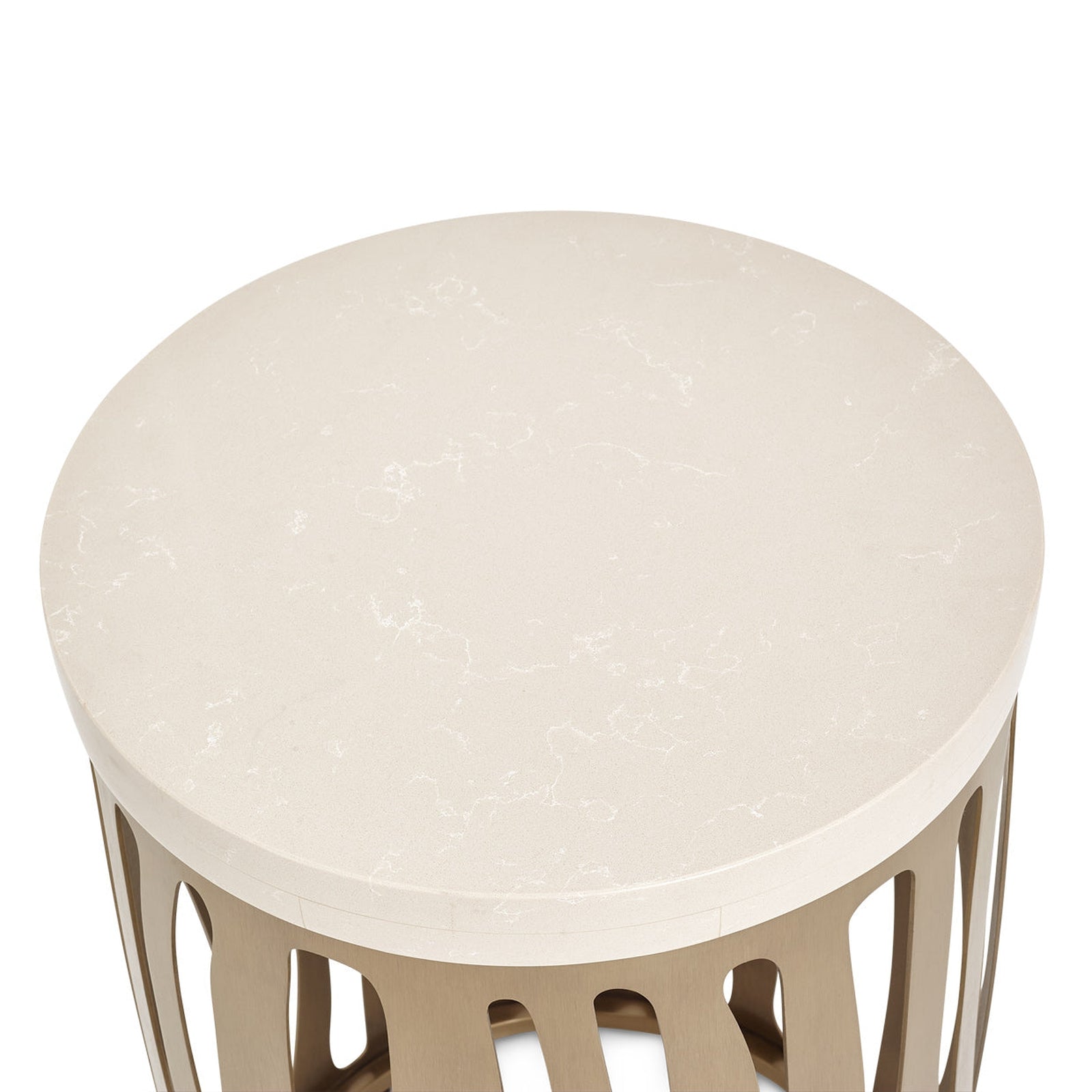 Michael Amini La Rachelle Round Side Table