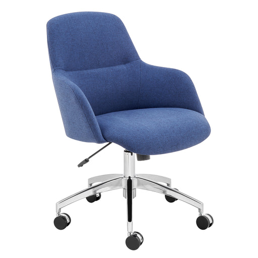 Euro Style Minna Office Chair with Polished Aluminum Base