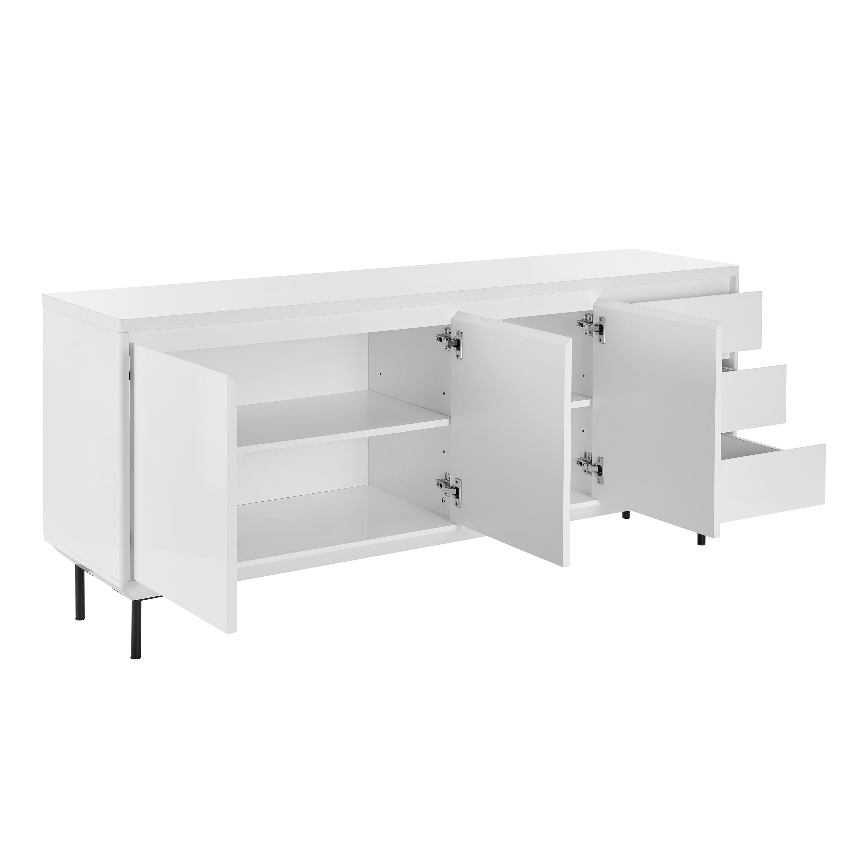 Euro Style Saga 63-Inch Sideboard 16x63