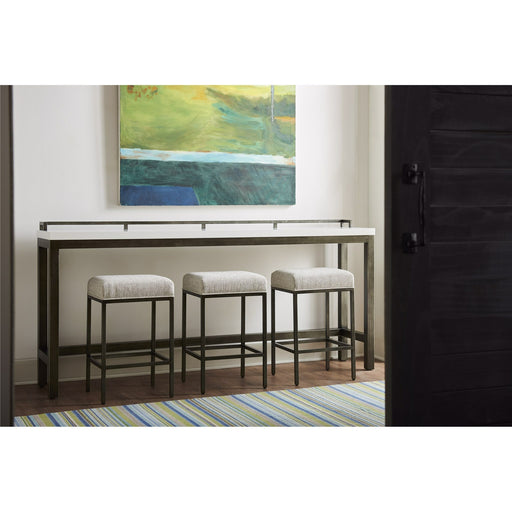 Universal Furniture Curated Essence Console Table with Stools