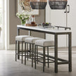 Universal Furniture Curated Essence Console Table with Stools