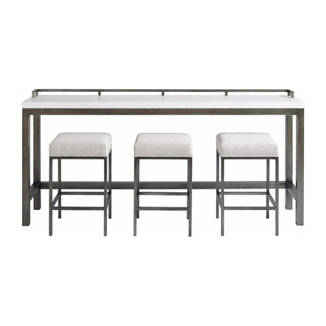 Universal Furniture Curated Essence Console Table with Stools