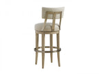 Barclay Butera Malibu Cliffside Swivel Upholstered Bar Stool Customizable