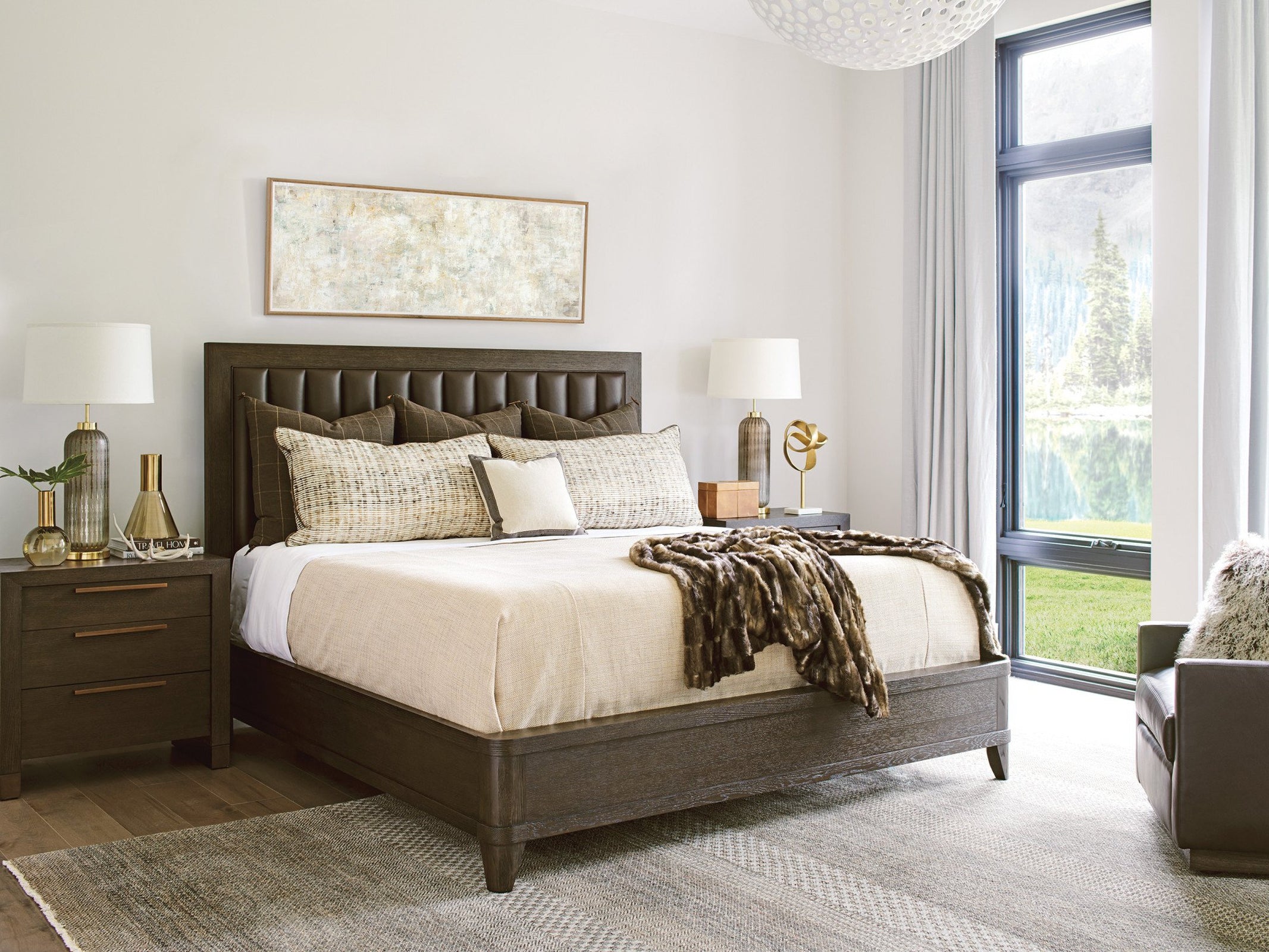 Barclay Butera Park City Talisker Upholstered Bed