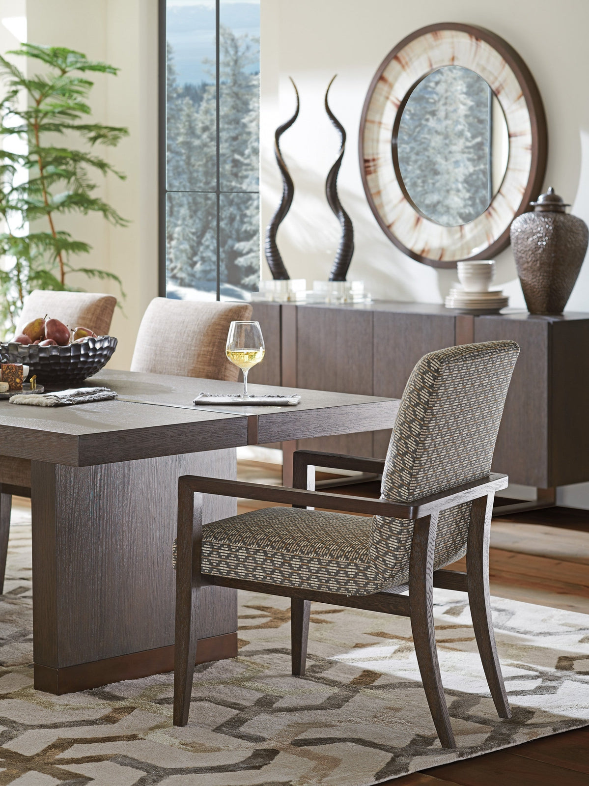 Barclay Butera Park City Glenwild Upholstered Arm Chair Customizable