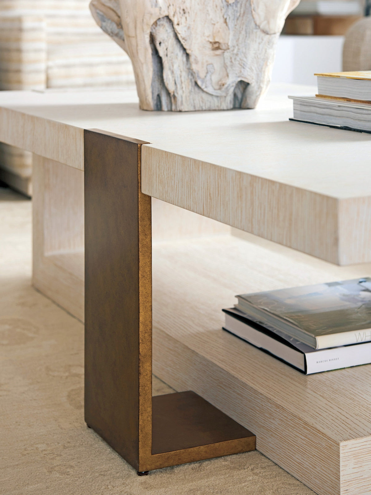 Barclay Butera Carmel Sunridge Rectangular Cocktail Table