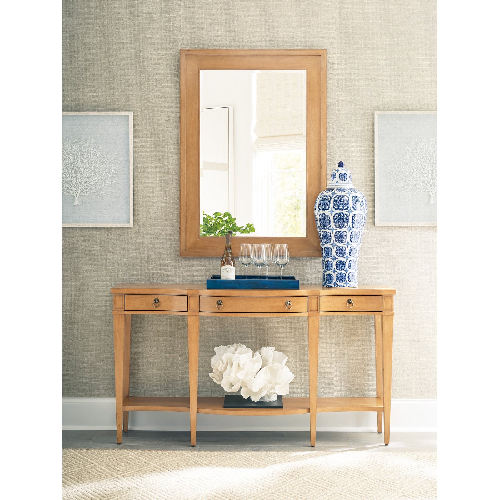 Barclay Butera Laguna Headlands Bowfront Sideboard