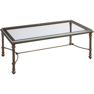 Barclay Butera Laguna Bluff Metal And Glass Cocktail Table