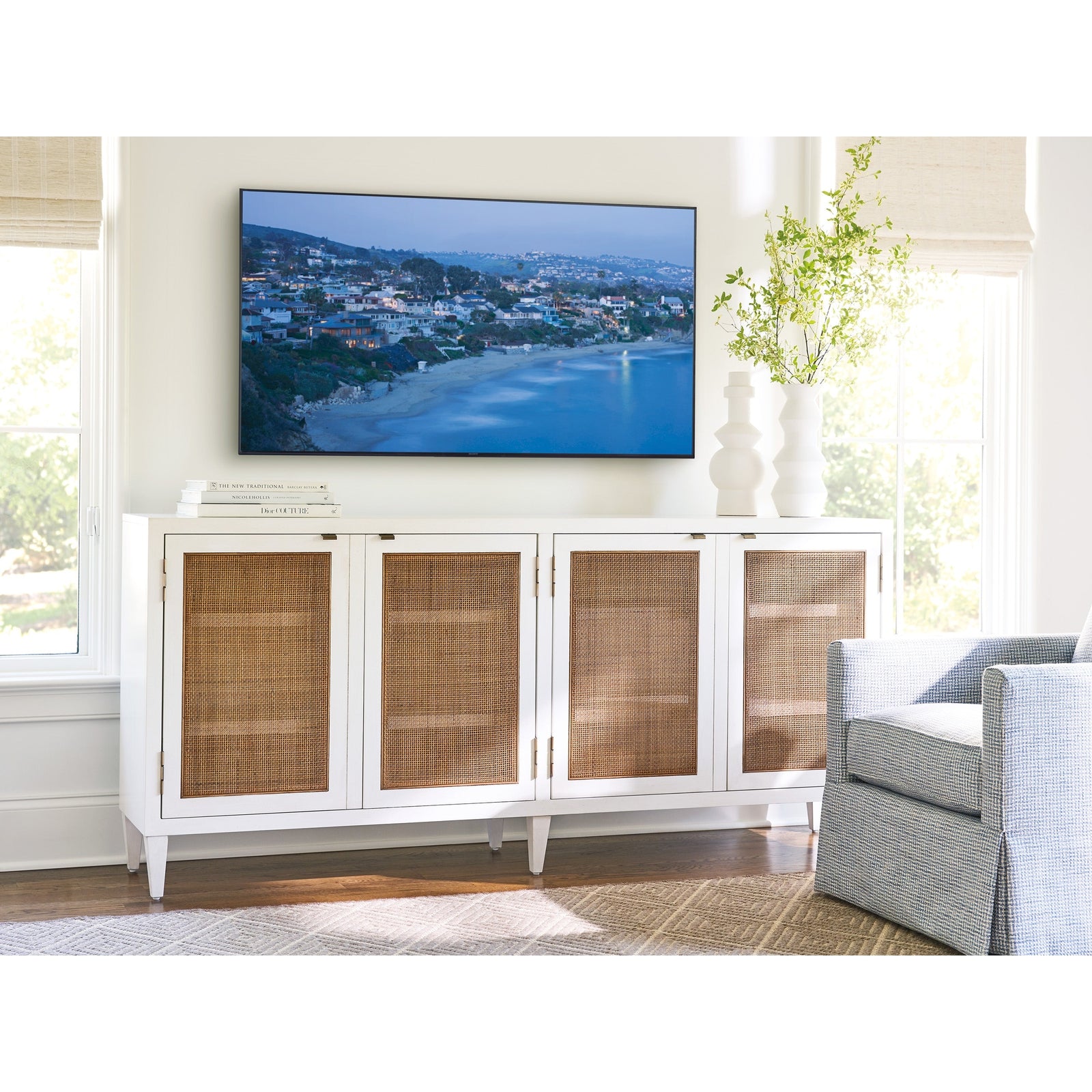 Barclay Butera Laguna Bluebird Media Console
